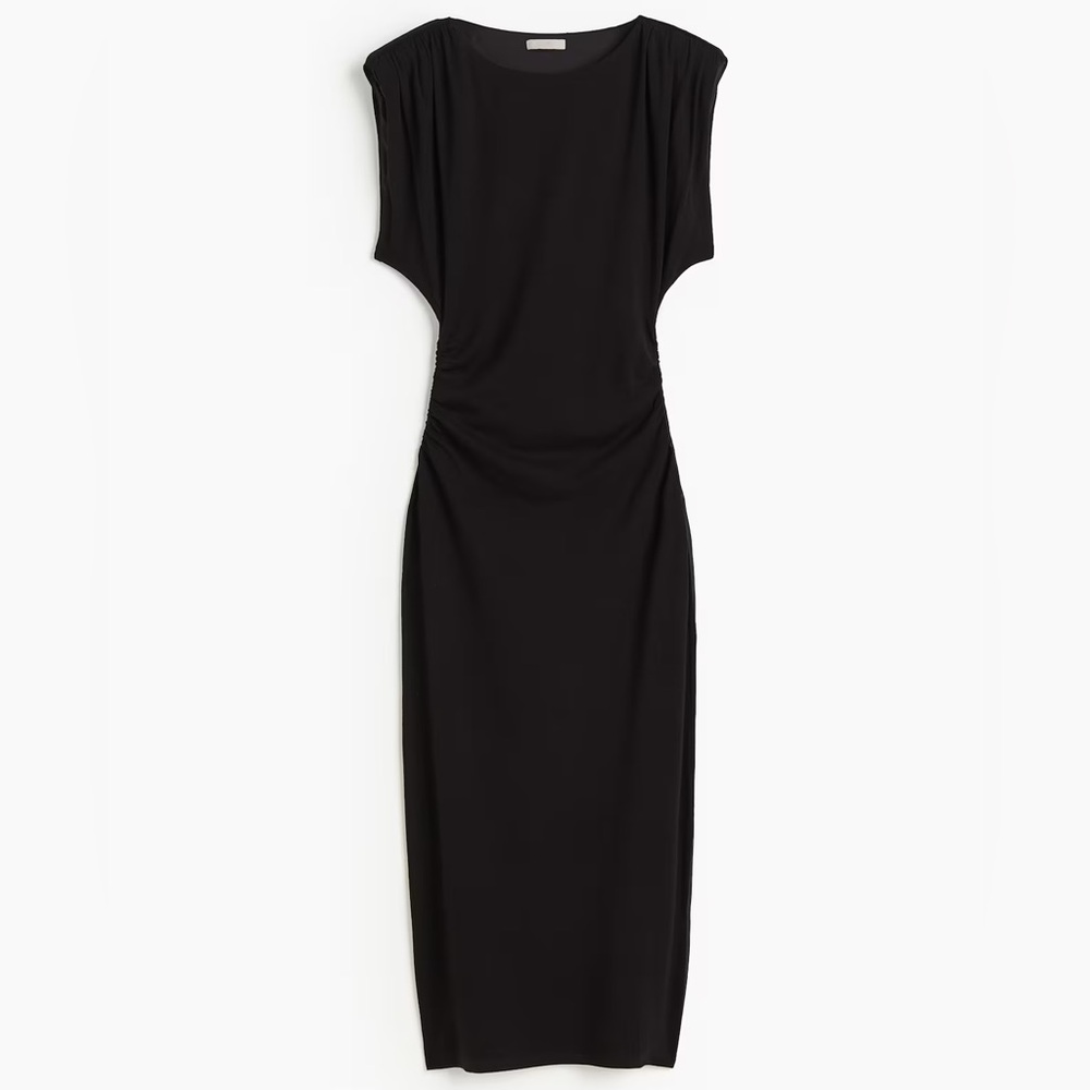 H&M Draped Midi Dress